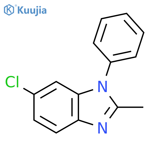 1-Phenyl-2-methyl-6-chlorobenzimidazole structure