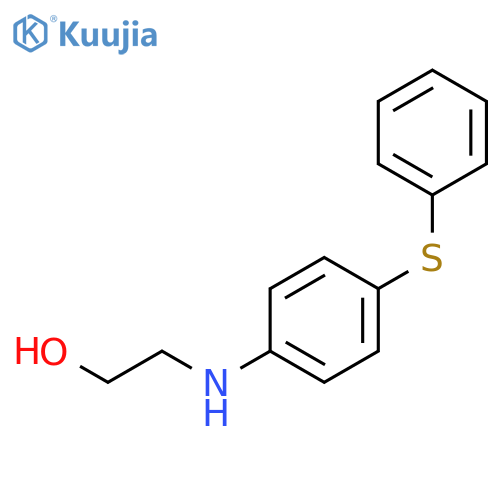 Ethanol,2-[[4-(phenylthio)phenyl]amino]- structure