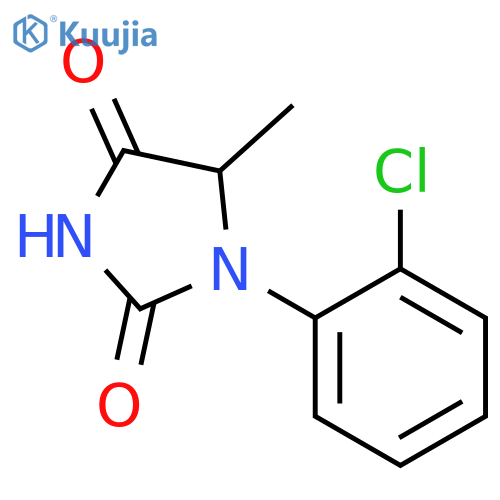 2,4-Imidazolidinedione, 1-(2-chlorophenyl)-5-methyl- structure