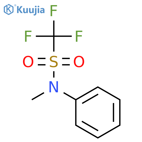 Methanesulfonamide, 1,1,1-trifluoro-N-methyl-N-phenyl- structure