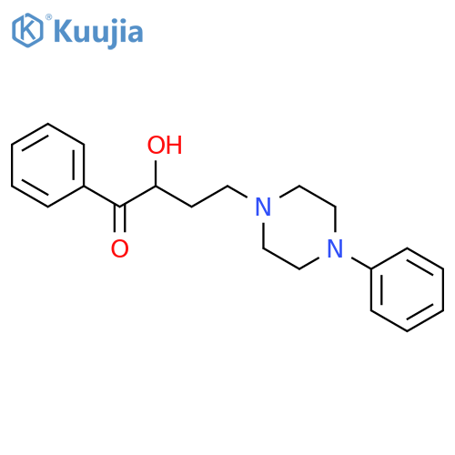 1-Butanone, 2-hydroxy-1-phenyl-4-(4-phenyl-1-piperazinyl)- structure