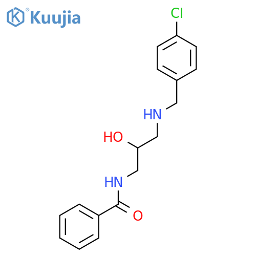BENZAMIDE, N-[3-[(4-CHLOROPHENYL)METHYLAMINO]-2-HYDROXYPROPYL]- structure