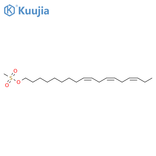 9,12,15-OCTADECATRIEN-1-OL, METHANESULFONATE, (Z,Z,Z)- structure