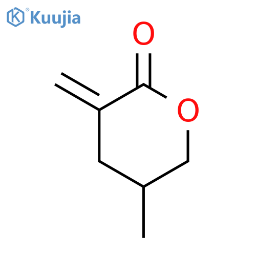 2H-Pyran-2-one, tetrahydro-5-methyl-3-methylene- structure