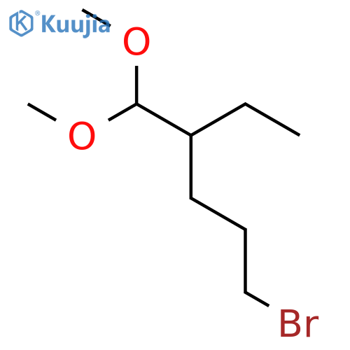 HEXANE, 1-BROMO-4-(DIMETHOXYMETHYL)- structure