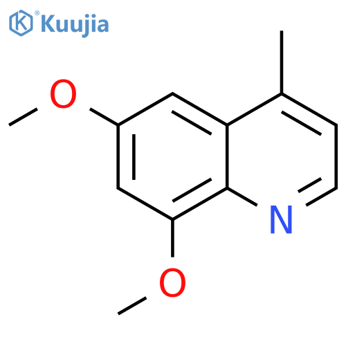 6,8-Dimethoxy-4-methylquinoline structure