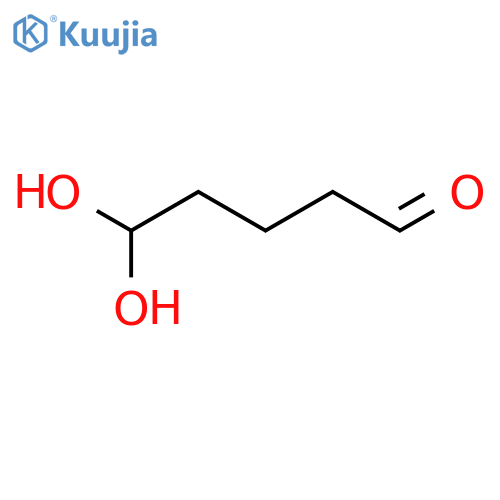 Pentanal,5,5-dihydroxy- structure