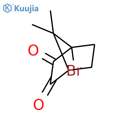 Bicyclo[2.2.1]heptane-2,3-dione, 1-bromo-7,7-dimethyl-, (1S)- structure