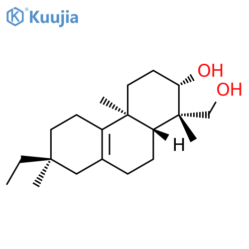 1-Phenanthrenemethanol, 7-ethyl-1,2,3,4,4a,5,6,7,8,9,10,10a-dodecahydro-2-hydroxy-1,4a,7-trimethyl-, (1S,2S,4aS,7S,10aR)- structure