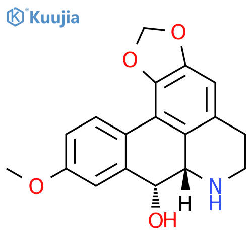5H-Benzo[g]-1,3-benzodioxolo[6,5,4-de]quinolin-8-ol,6,7,7a,8-tetrahydro-10-methoxy-, (7aS,8R)- (9CI) structure