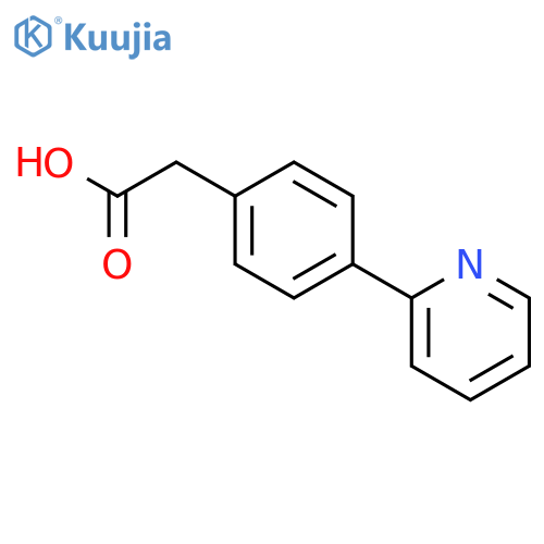 (4-pyridin-2-yl-phenyl)-acetic acid structure