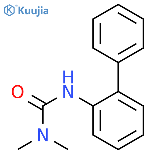 1,1-dimethyl-3-(2-phenylphenyl)urea structure