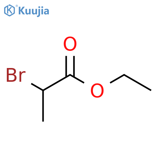 Propanoic acid, 2-bromo-, ethyl ester, (2R)- structure