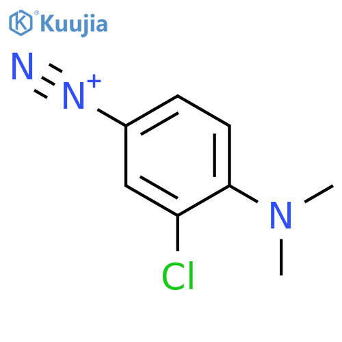 BENZENEDIAZONIUM, 3-CHLORO-4-(DIMETHYLAMINO)- structure