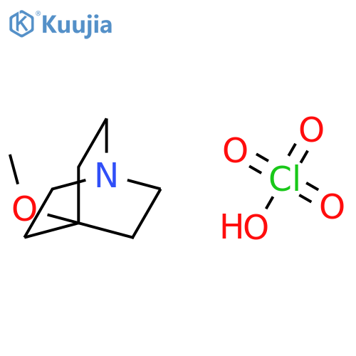 1-Azabicyclo[2.2.2]octane, 4-methoxy-, perchlorate structure