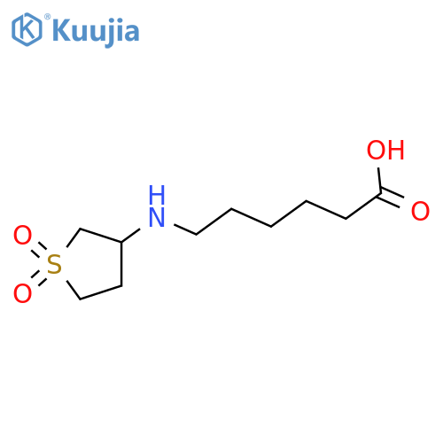 (5-Carboxy-pentyl)-(1,1-dioxo-tetrahydro-1lambda*6*-thiophen-3-yl)-ammonium structure