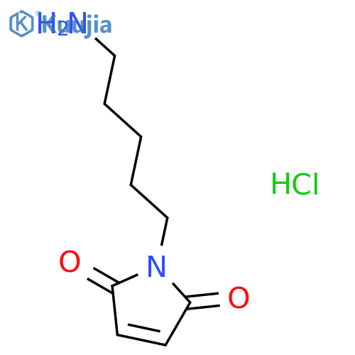 1-(5-Aminopentyl)-1H-pyrrole-2,5-dione Hydrochloride structure