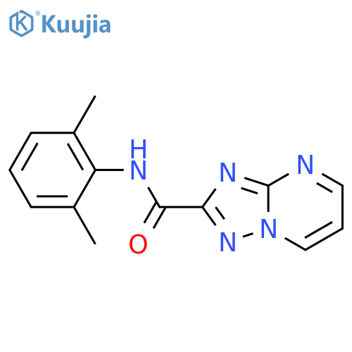 N-(2,6-dimethylphenyl)[1,2,4]triazolo[1,5-a]pyrimidine-2-carboxamide structure