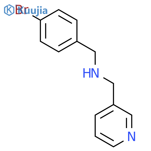 (4-Bromo-benzyl)-pyridin-3-ylmethyl-amine structure