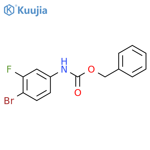 (4-Bromo-3-fluorophenyl)carbamic Acid Benzyl Ester structure