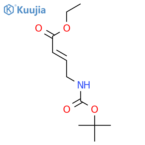 4-tert-Butoxycarbonylaminobut-2-enoic Acid Ethyl Ester structure