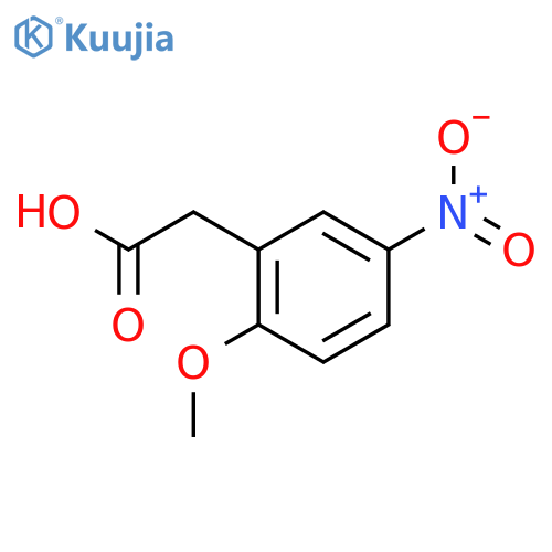 2-(2-Methoxy-5-nitrophenyl)acetic acid structure