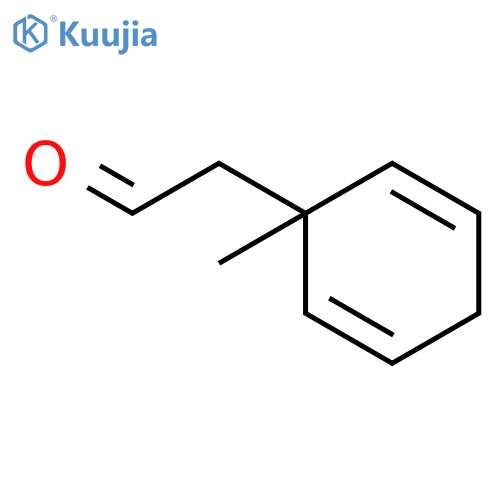 2,5-CYCLOHEXADIENE-1-ACETALDEHYDE, 1-METHYL- structure