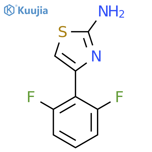 4-(2,6-difluorophenyl)-1,3-thiazol-2-amine structure