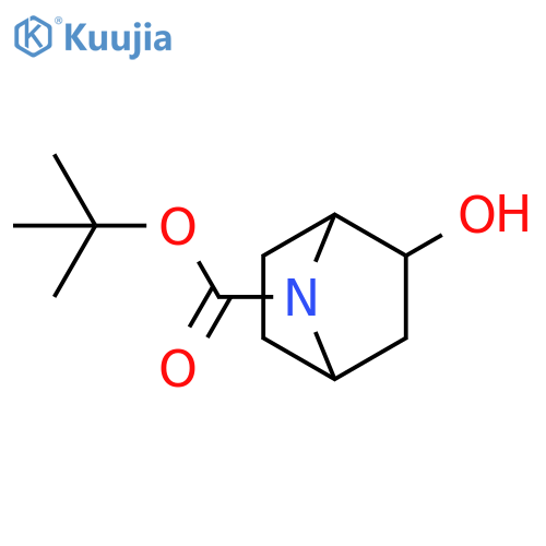 7-Azabicyclo[2.2.1]heptane-7-carboxylic acid, 2-hydroxy-,1,1-dimethylethyl ester structure