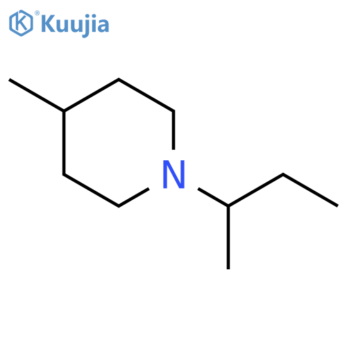 1-sec-butyl-4-methylpiperidine structure