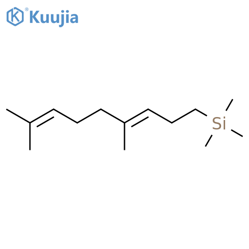 Silane, (4,8-dimethyl-3,7-nonadienyl)trimethyl- structure