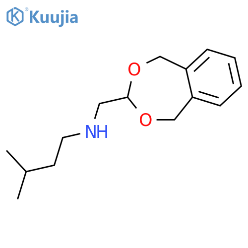 (1,5-dihydro-2,4-benzodioxepin-3-ylmethyl)(3-methylbutyl)amine structure