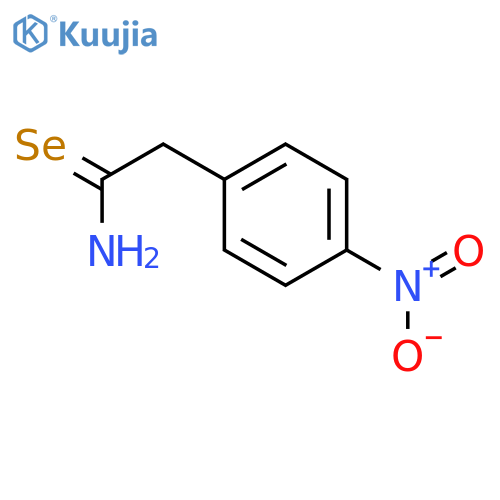 Benzeneethaneselenoamide, 4-nitro- structure