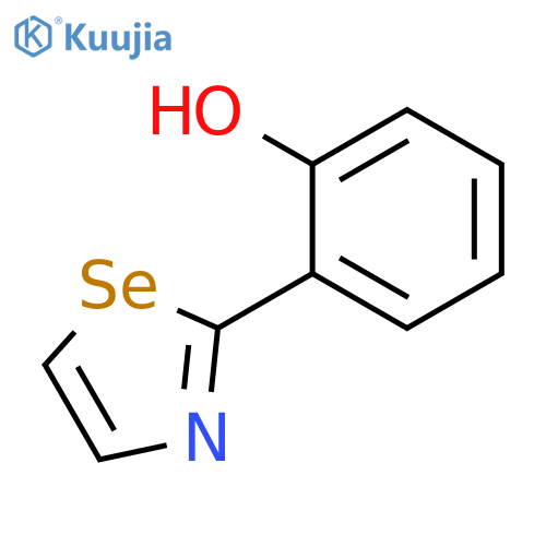 Phenol, 2-(2-selenazolyl)- structure