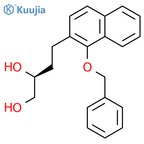 1,2-BUTANEDIOL, 4-[1-(PHENYLMETHOXY)-2-NAPHTHALENYL]-, (2S)- structure