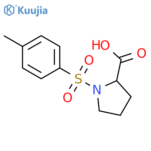 1-(4-Methylphenyl)sulfonylproline structure