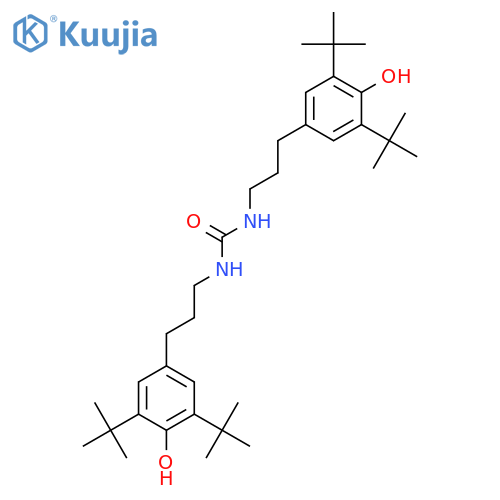 N,N'-Bis[3-(3,5-di-tert-butyl-4-hydroxyphenyl)propyl]urea structure