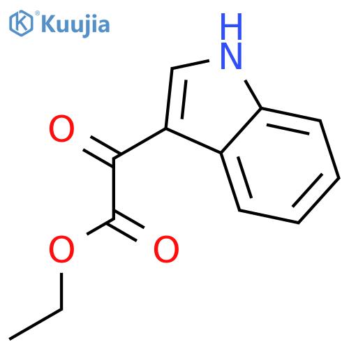 (1H-Indol-3-yl)-oxo-acetic acid ethyl ester structure