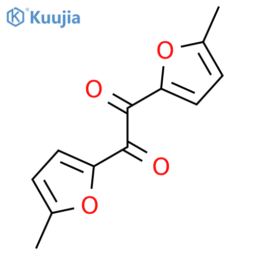 ETHANEDIONE, BIS(5-METHYL-2-FURANYL)- structure