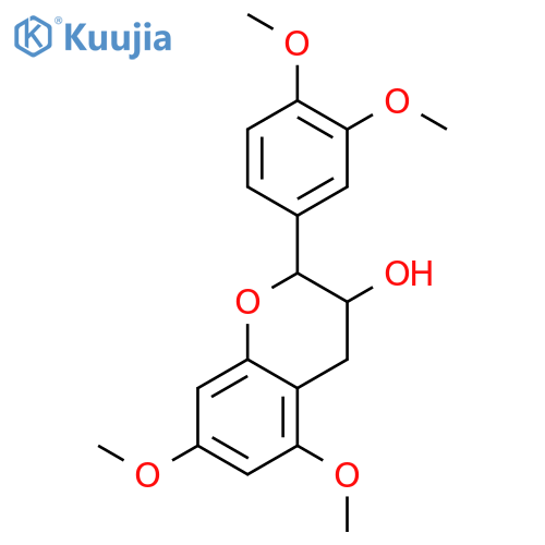 (2R,3S)-2-(3,4-dimethoxyphenyl)-5,7-dimethoxy-3,4-dihydro-2H-chromen-3-ol structure