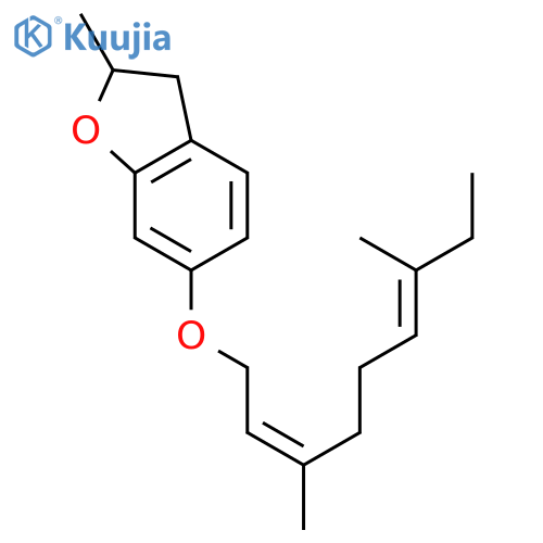 Benzofuran, 6-[(3,7-dimethyl-2,6-nonadienyl)oxy]-2,3-dihydro-2-methyl- structure