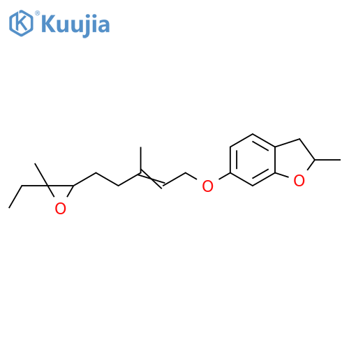 Benzofuran,6-[[5-(3-ethyl-3-methyloxiranyl)-3-methyl-2-pentenyl]oxy]-2,3-dihydro-2-methyl- structure