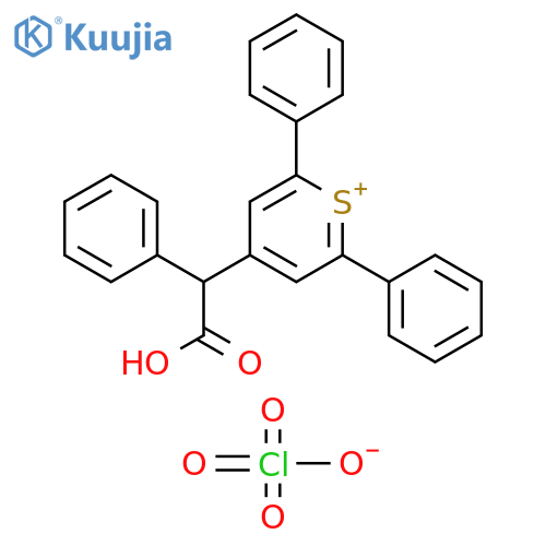 Thiopyrylium, 4-(carboxyphenylmethyl)-2,6-diphenyl-, perchlorate structure