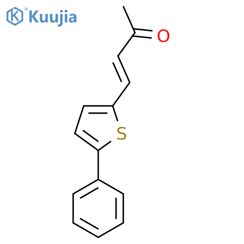4-(5-phenylthiophen-2-yl)but-3-en-2-one structure