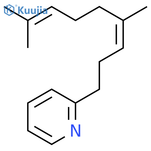 Pyridine,2-(4,8-dimethyl-3,7-nonadien-1-yl)- structure