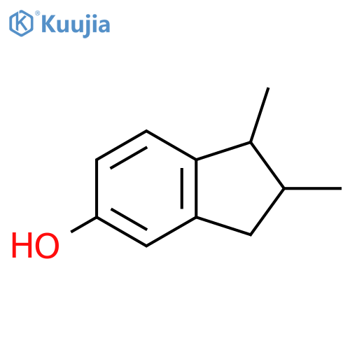 1,2-dimethyl-2,3-dihydro-1H-inden-5-ol structure