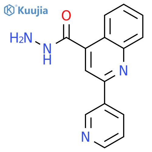 2-Pyridin-3-ylquinoline-4-carbohydrazide structure