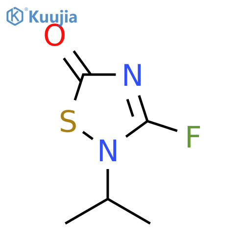 3-Fluoro-2-isopropyl-2H-[1,2,4]thiadiazol-5-one structure