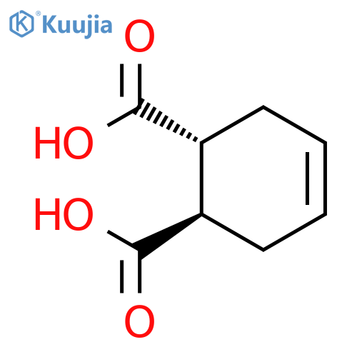 4-Cyclohexene-1,2-dicarboxylic acid, trans-(±)- structure