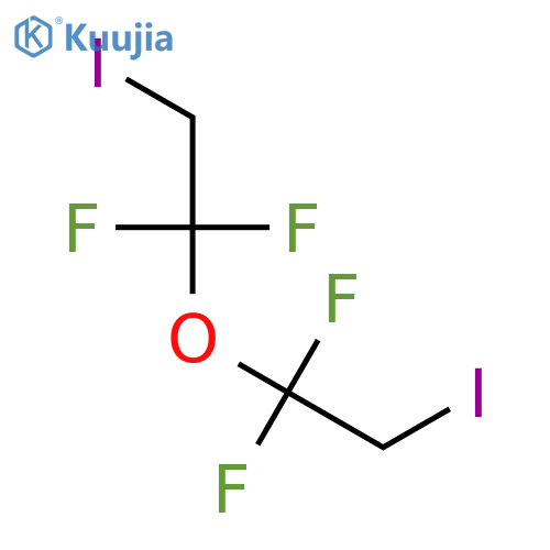 Ethane, 1,1'-oxybis[1,1-difluoro-2-iodo- structure